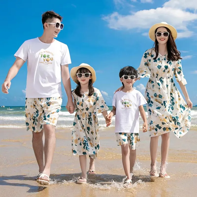 Plant Parent Clothing - Pakaian Keluarga Resor Pakaian Pantai Orang