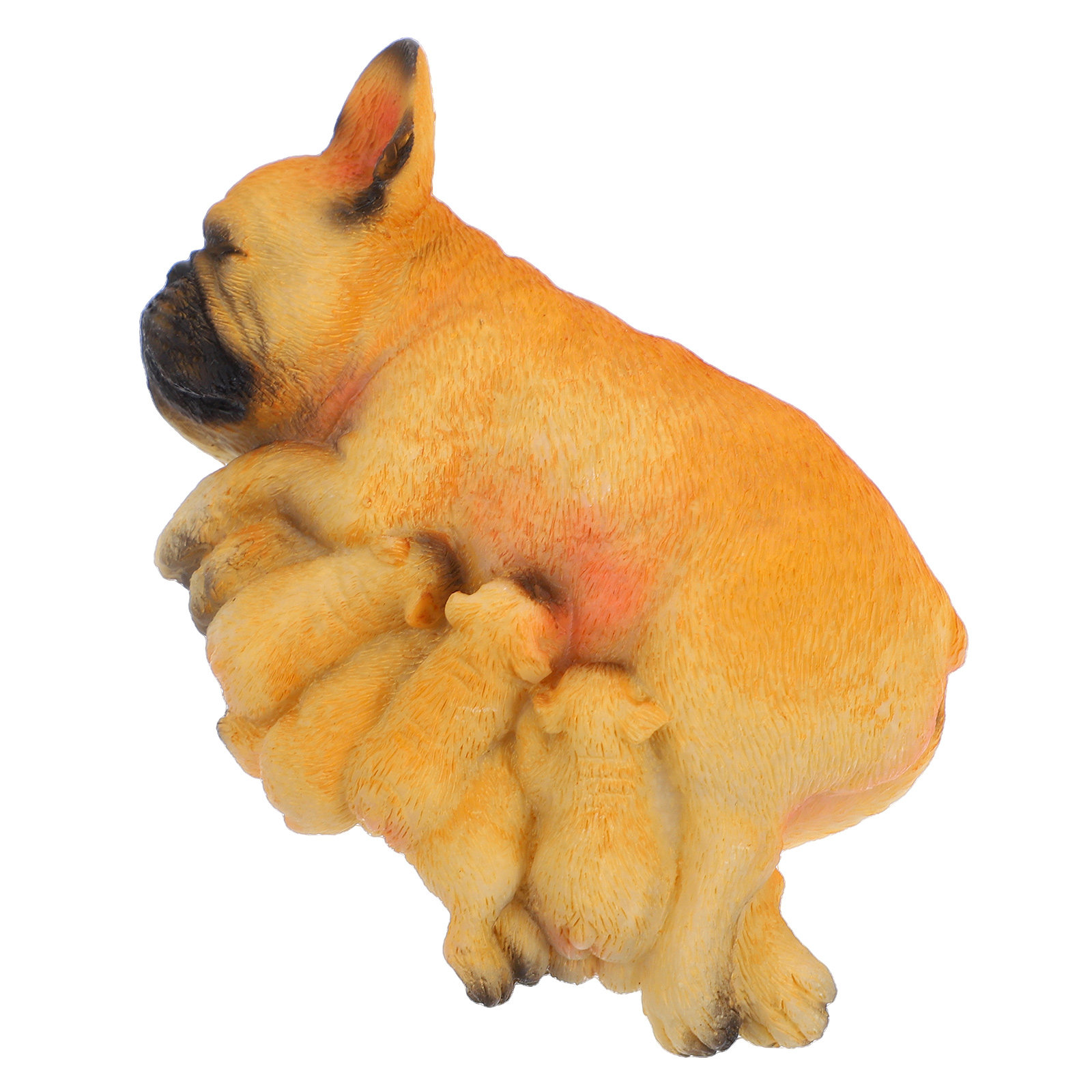 Succulent Arrangement Mini - Patung Resin Anjing Bulldog Prancis Mini